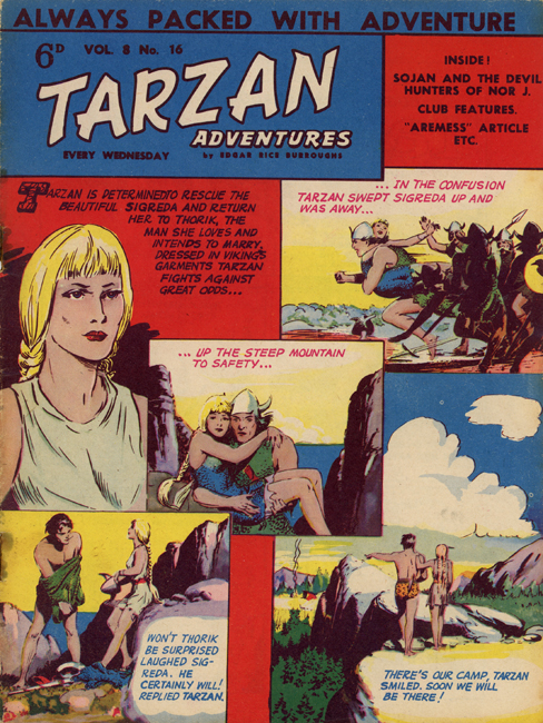 1958 <b><I>Tarzan Adventures</I></b> (<b>Vol. 8  No. 16</b>), ed. M.M.